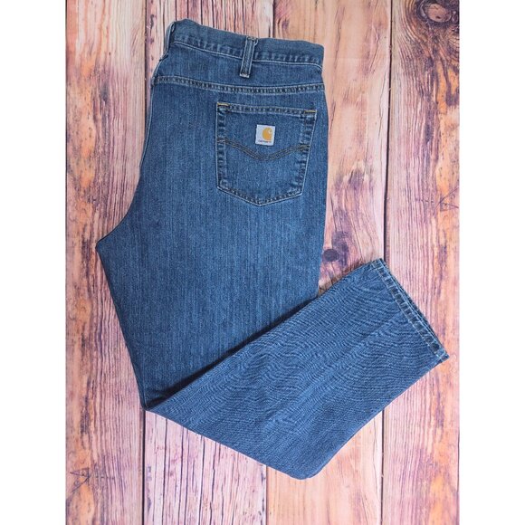 Carhartt Mens Durable Straight Traditional Fit Jeans 44x32 - Picture 3 of 8